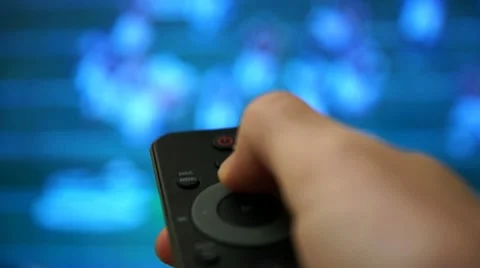 TV Remote Control - Full HD Stock Footage