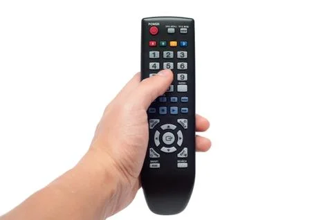 Tv remote control isolated on white background 写真素材