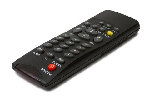 TV Remote control isolated on white background Photos