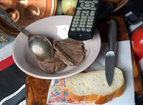 TV Remote Control Fotos Stock