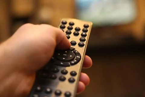 TV Remote Control Stock Photos