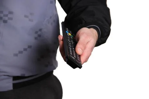 TV remote control Stock Photos