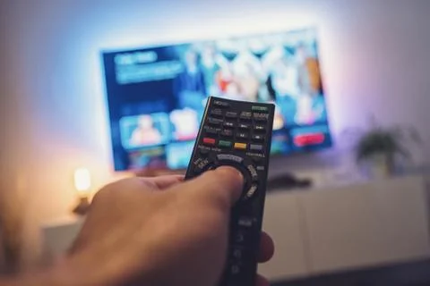 Tv remote control Stock Photos