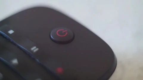 TV Remote Control, power on off button Stock Footage 49410626