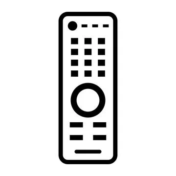 TV remote controller icon. Vector. 스톡 일러스트