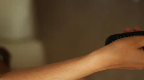 Tv remote dolly shoot Stock Footage 50709387