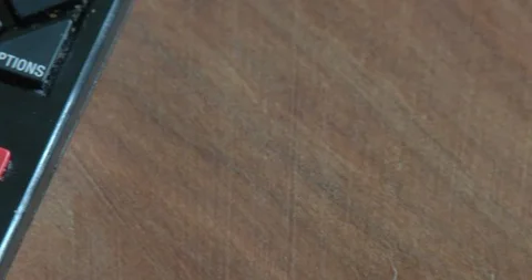 Tv Remote - Dvd Player Remote - Netflix Button - Panning Stock Footage 92213347