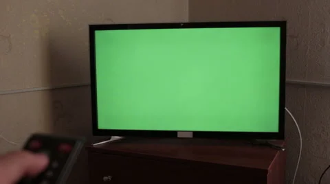 Tv remote green screen  Stock Footage 56669654