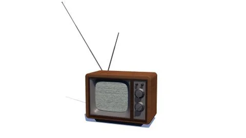 Tv retro Illustrazione stock