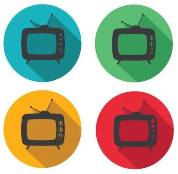 Tv retro Stock Illustration