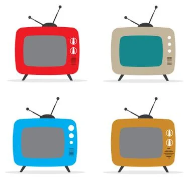 Tv retro Stock Illustration