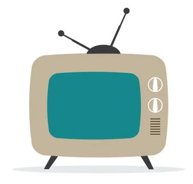 Tv retro vector Stock Illustration