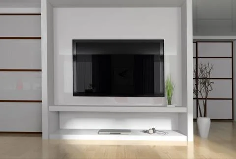 Tv room Stock Illustration