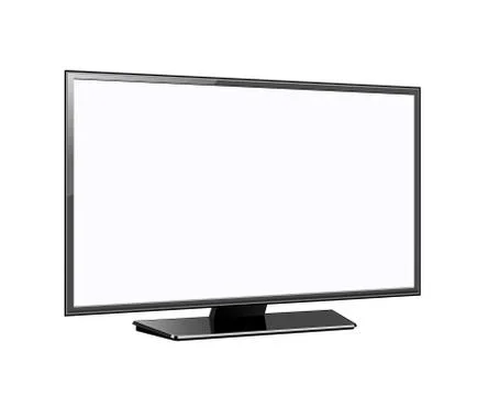 TV screen flat lcd led vector illustration Stock-Illustration