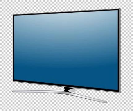 TV screen flat lcd led vector illustration Illustrazione stock