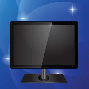 Tv screen Stock Illustration