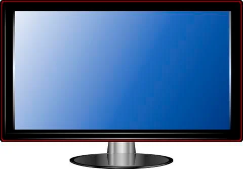 TV screen Stock-Illustration