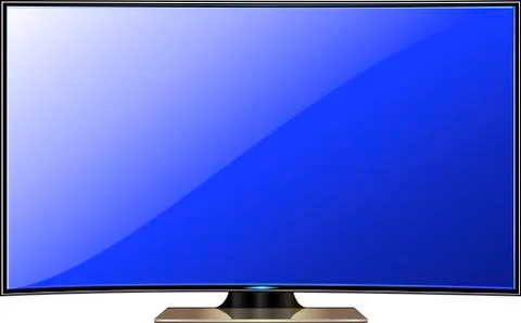 TV screen Illustrazione stock