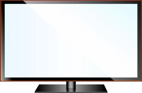 TV screen Stock Illustration
