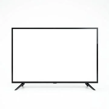 A TV screen mockup Stock Photos