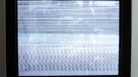 Tv screen noise Vídeo Stock 66755806