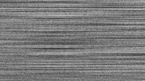 Tv screen noise glitch effect. Glitch static white noise television .Detune.. Stock Footage 307420663