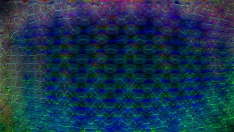 TV Screen Pixels Fluctuate with Color and Video Motion Stock Footage 90397470