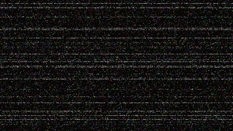 TV screen static noise distortion and digital glitch Stock Footage 346863873