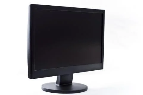 Tv set with flatscreen Stock Photos