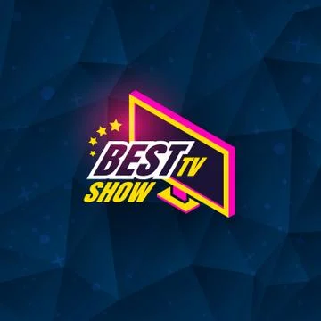 Tv show logo Stock Illustration