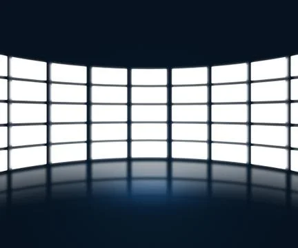 Tv show stage backdrop Stock Illustration