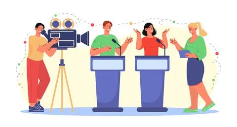 TV show vector concept Stock-Illustration