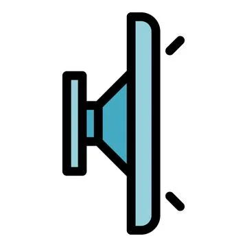 Tv side wall mount icon vector flat Stock Illustration