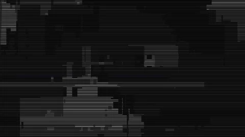 TV Signal Distorted Glitch Stock Footage 129943495