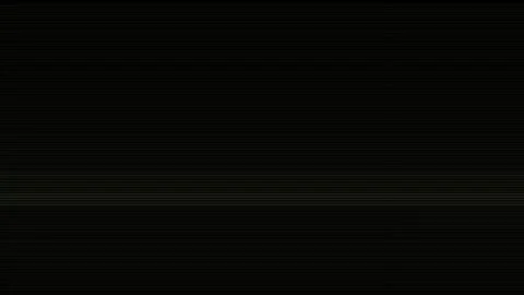 TV signal failure, horizontal lines, bad broadcasting signal Stock Footage 259277901