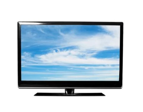 Tv with sky Stock Photos