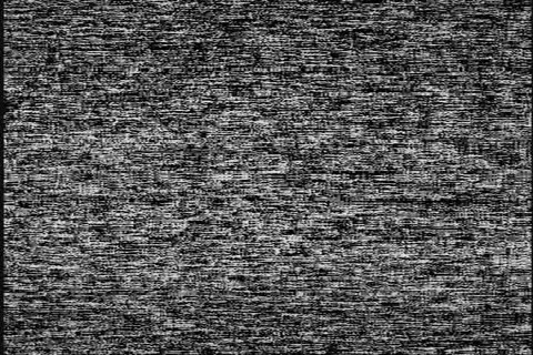 TV  Snow Analogue Static Noise With Sound Stock Footage 50489593