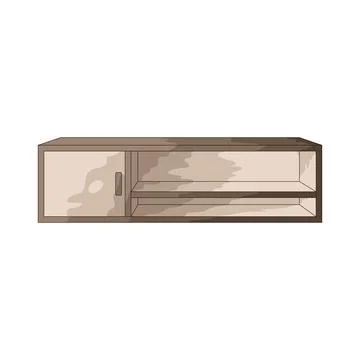 TV stand illustration Stock Illustration