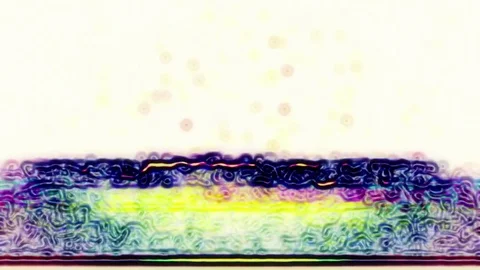 TV static flickers and rolls - HD Stock Video Stock Footage 70999556