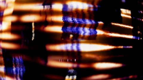 TV Static Flickers and Rolls Stock Footage 88451207