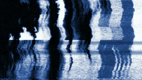TV Static Flickers and Rolls Stock Footage 98842192