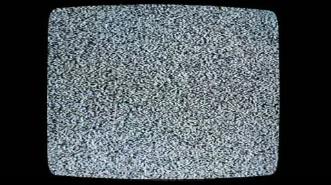 TV Static Stock Footage 10888825