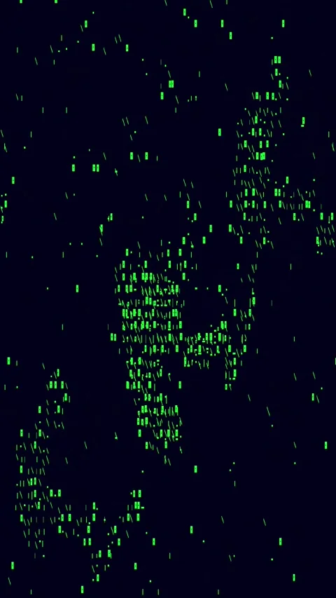 TV static glitch Vertical 60s overlay effect 4K Stock Footage 330072010