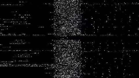 TV Static Interference Loop Landscape Stock Footage 331076008