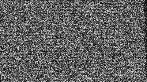 TV static noise analog snow screen no signal 4K Stock Illustration