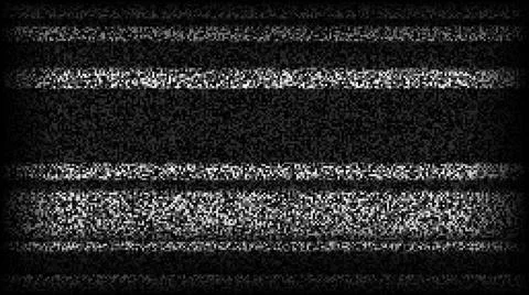 TV static noise background. BW Glitch pixelated television screen. Lost or bad Stock Illustration