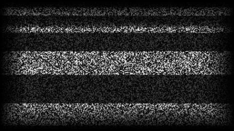 TV static noise background. Glitch pixelated television screen. Lost or bad TV Stock Illustration
