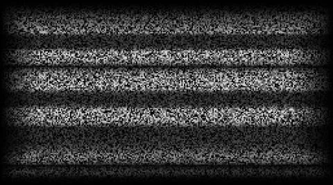 TV static noise background. Glitch pixelated television screen. Lost or bad TV Stock Illustration