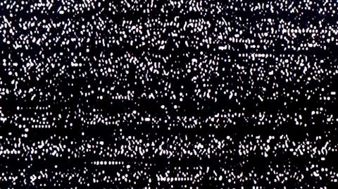 TV Static Noise Glitch Effect Foto stock
