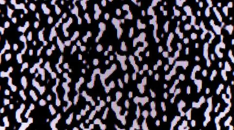 TV Static Noise Glitch Effect Stock Photos